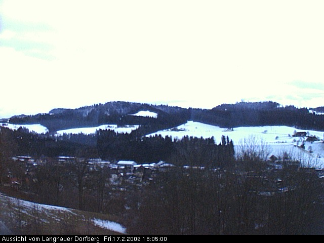 Webcam-Bild: Aussicht vom Dorfberg in Langnau 20060217-180500