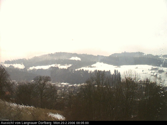 Webcam-Bild: Aussicht vom Dorfberg in Langnau 20060220-080500