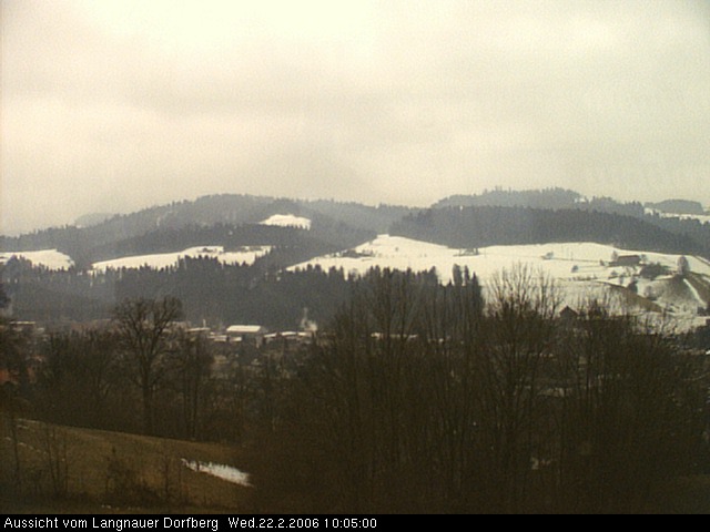 Webcam-Bild: Aussicht vom Dorfberg in Langnau 20060222-100500