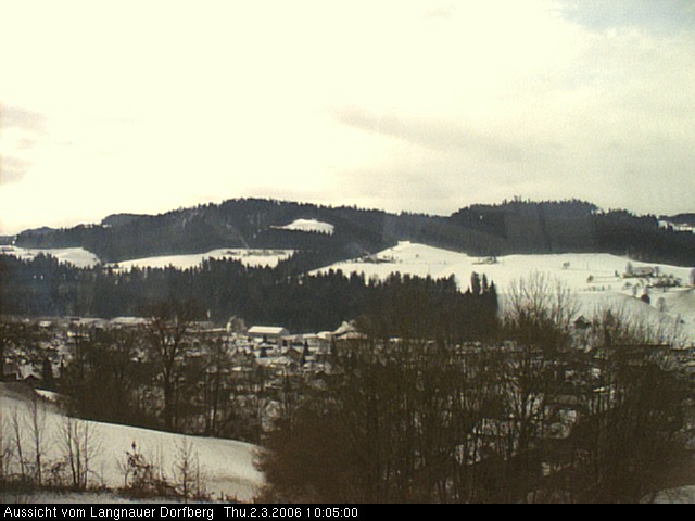 Webcam-Bild: Aussicht vom Dorfberg in Langnau 20060302-100500