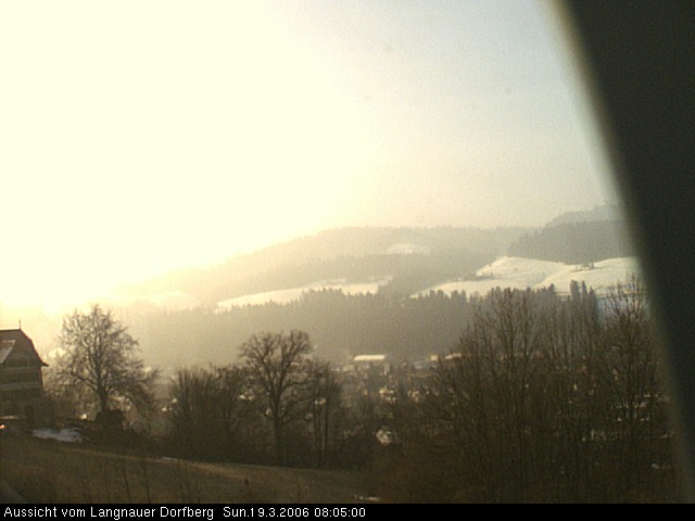 Webcam-Bild: Aussicht vom Dorfberg in Langnau 20060319-080500