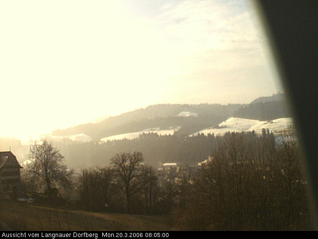 Webcam-Bild: Aussicht vom Dorfberg in Langnau 20060320-080500
