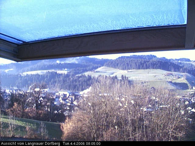 Webcam-Bild: Aussicht vom Dorfberg in Langnau 20060404-080500