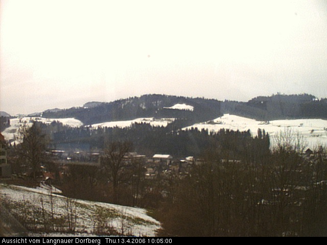 Webcam-Bild: Aussicht vom Dorfberg in Langnau 20060413-100500