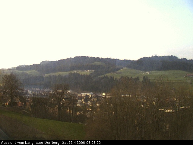 Webcam-Bild: Aussicht vom Dorfberg in Langnau 20060422-080500
