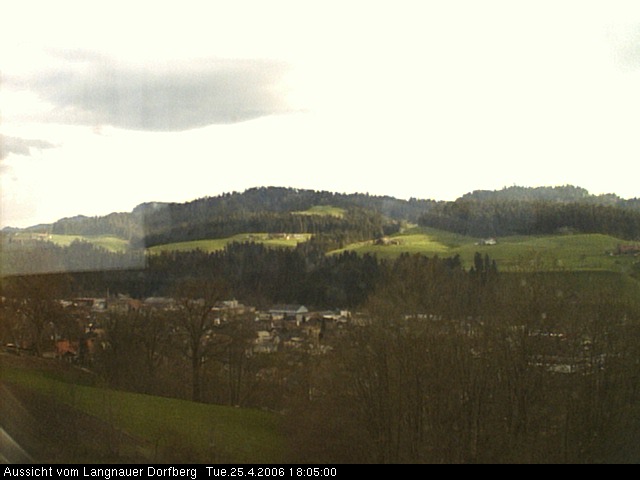 Webcam-Bild: Aussicht vom Dorfberg in Langnau 20060425-180500