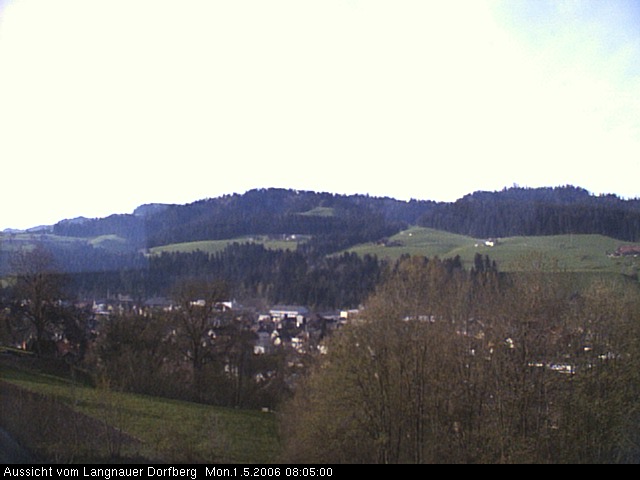 Webcam-Bild: Aussicht vom Dorfberg in Langnau 20060501-080500