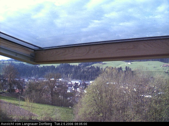 Webcam-Bild: Aussicht vom Dorfberg in Langnau 20060502-080500