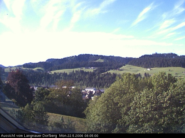 Webcam-Bild: Aussicht vom Dorfberg in Langnau 20060522-080500