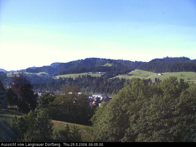 Webcam-Bild: Aussicht vom Dorfberg in Langnau 20060525-080500