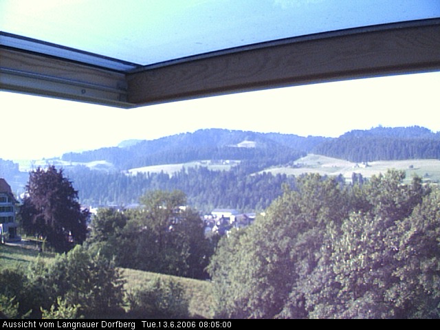 Webcam-Bild: Aussicht vom Dorfberg in Langnau 20060613-080500