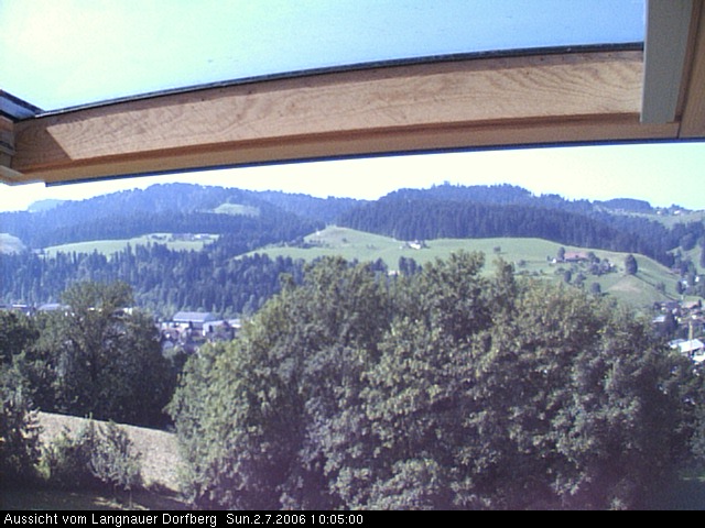 Webcam-Bild: Aussicht vom Dorfberg in Langnau 20060702-100500