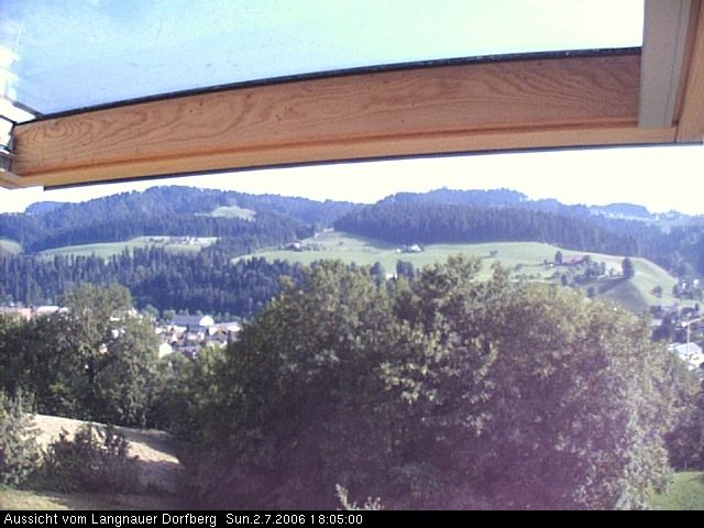 Webcam-Bild: Aussicht vom Dorfberg in Langnau 20060702-180500