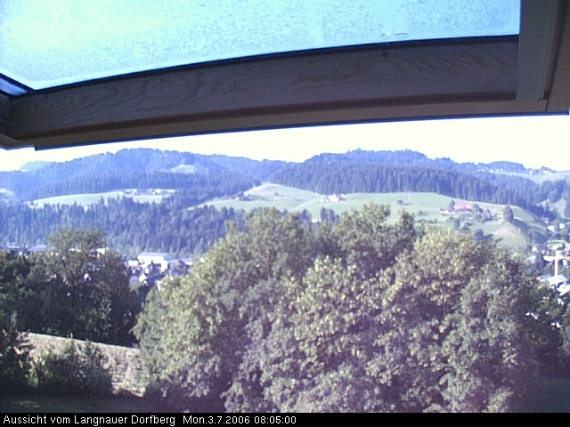 Webcam-Bild: Aussicht vom Dorfberg in Langnau 20060703-080500