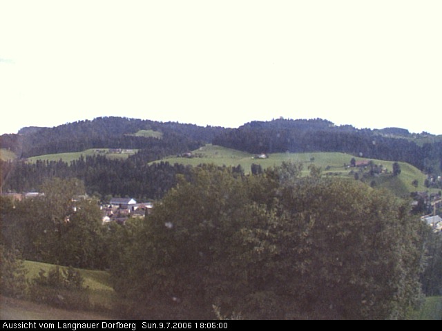 Webcam-Bild: Aussicht vom Dorfberg in Langnau 20060709-180500