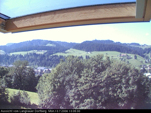 Webcam-Bild: Aussicht vom Dorfberg in Langnau 20060710-100500