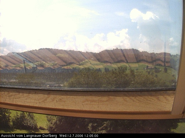 Webcam-Bild: Aussicht vom Dorfberg in Langnau 20060712-120500