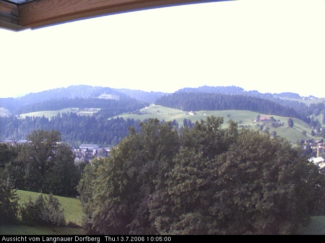Webcam-Bild: Aussicht vom Dorfberg in Langnau 20060713-100500