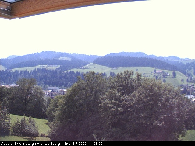 Webcam-Bild: Aussicht vom Dorfberg in Langnau 20060713-140500