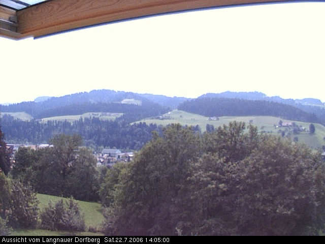 Webcam-Bild: Aussicht vom Dorfberg in Langnau 20060722-140500