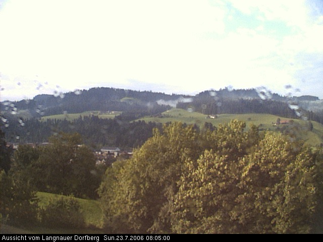 Webcam-Bild: Aussicht vom Dorfberg in Langnau 20060723-080500