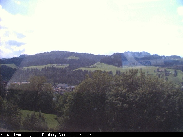 Webcam-Bild: Aussicht vom Dorfberg in Langnau 20060723-140500
