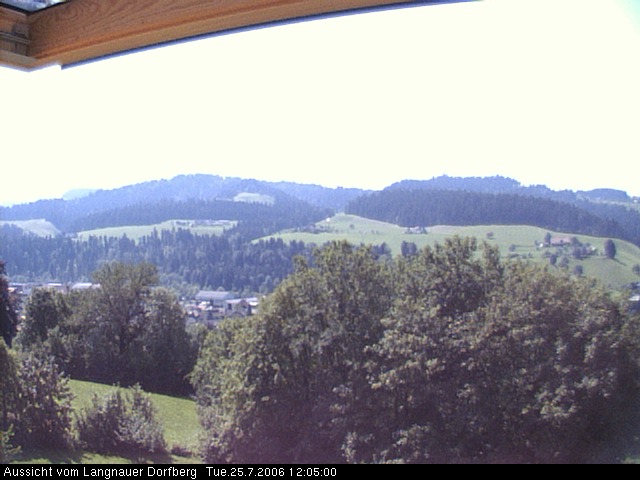 Webcam-Bild: Aussicht vom Dorfberg in Langnau 20060725-120500