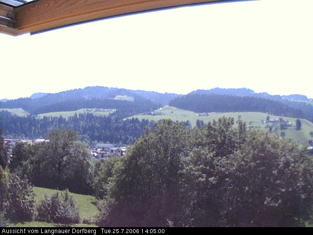 Webcam-Bild: Aussicht vom Dorfberg in Langnau 20060725-140500