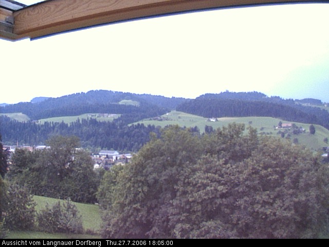 Webcam-Bild: Aussicht vom Dorfberg in Langnau 20060727-180500