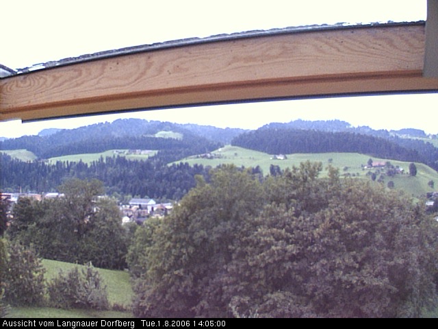 Webcam-Bild: Aussicht vom Dorfberg in Langnau 20060801-140500