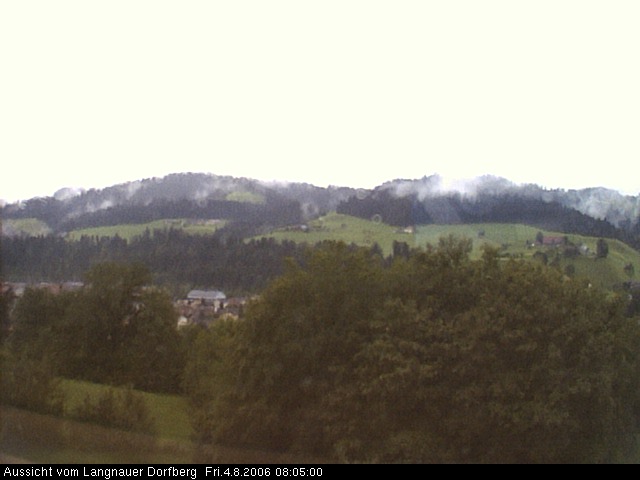 Webcam-Bild: Aussicht vom Dorfberg in Langnau 20060804-080500