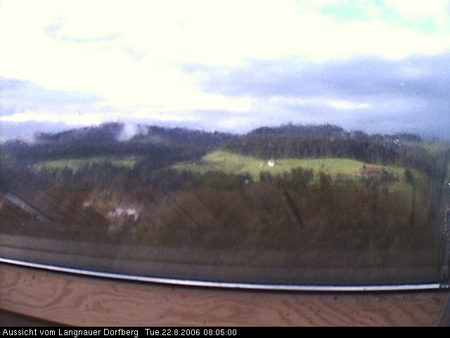 Webcam-Bild: Aussicht vom Dorfberg in Langnau 20060822-080500