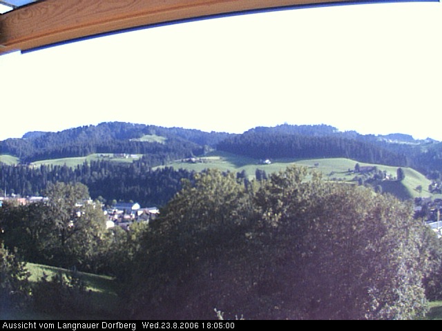Webcam-Bild: Aussicht vom Dorfberg in Langnau 20060823-180500