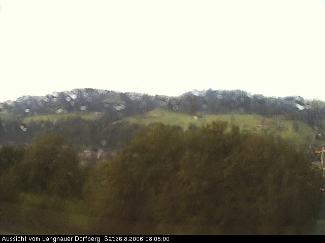 Webcam-Bild: Aussicht vom Dorfberg in Langnau 20060826-080500