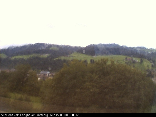 Webcam-Bild: Aussicht vom Dorfberg in Langnau 20060827-080500