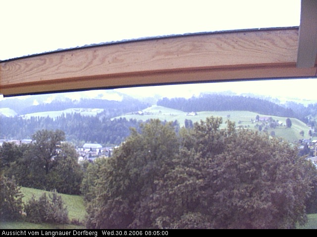 Webcam-Bild: Aussicht vom Dorfberg in Langnau 20060830-080500