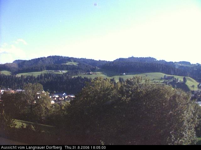 Webcam-Bild: Aussicht vom Dorfberg in Langnau 20060831-180500