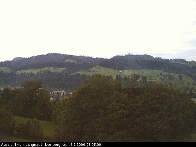 Webcam-Bild: Aussicht vom Dorfberg in Langnau 20060903-080500
