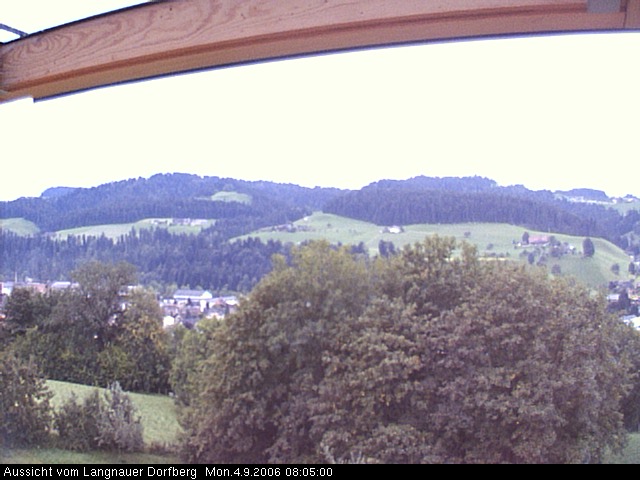 Webcam-Bild: Aussicht vom Dorfberg in Langnau 20060904-080500