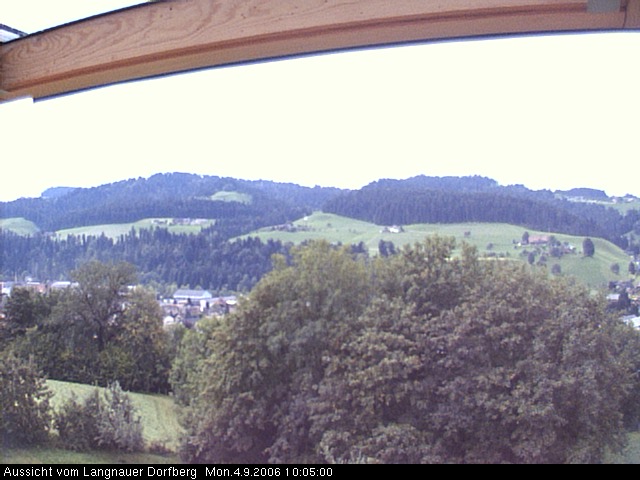 Webcam-Bild: Aussicht vom Dorfberg in Langnau 20060904-100500