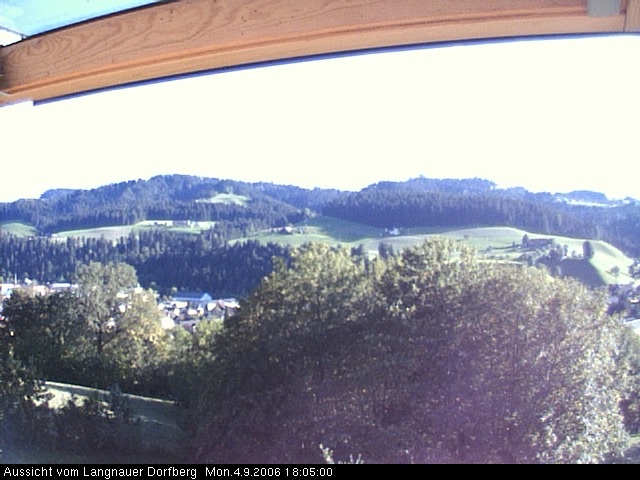 Webcam-Bild: Aussicht vom Dorfberg in Langnau 20060904-180500