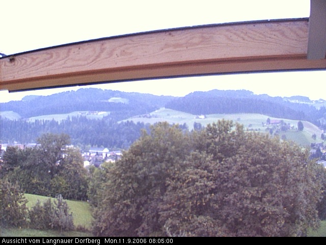 Webcam-Bild: Aussicht vom Dorfberg in Langnau 20060911-080500