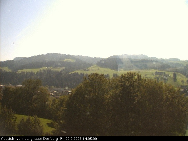 Webcam-Bild: Aussicht vom Dorfberg in Langnau 20060922-140500