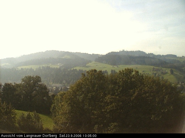 Webcam-Bild: Aussicht vom Dorfberg in Langnau 20060923-100500