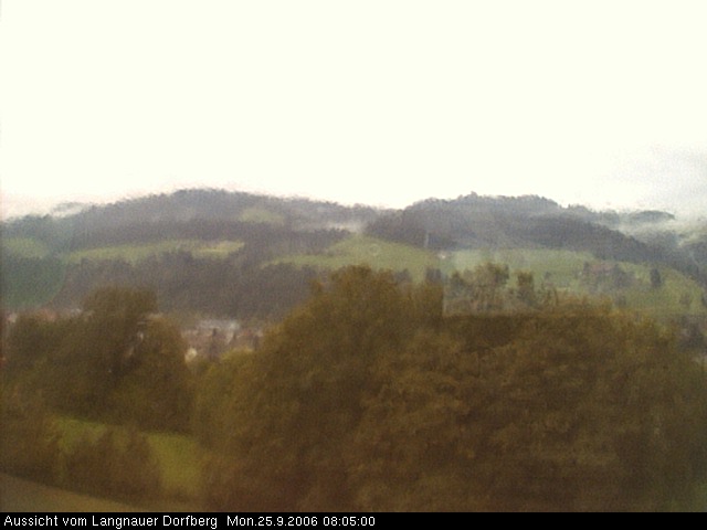 Webcam-Bild: Aussicht vom Dorfberg in Langnau 20060925-080500