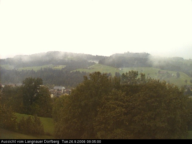 Webcam-Bild: Aussicht vom Dorfberg in Langnau 20060926-080500