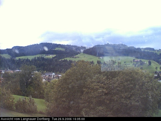 Webcam-Bild: Aussicht vom Dorfberg in Langnau 20060926-160500