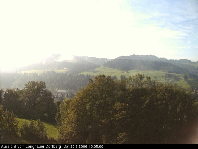 Webcam-Bild: Aussicht vom Dorfberg in Langnau 20060930-100500