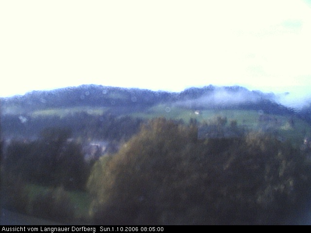 Webcam-Bild: Aussicht vom Dorfberg in Langnau 20061001-080500
