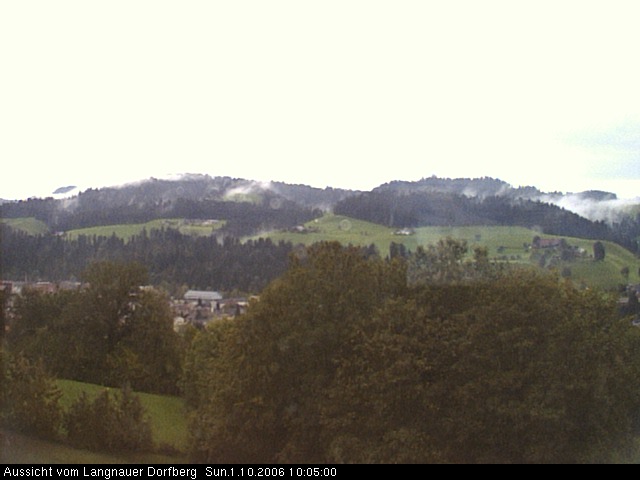 Webcam-Bild: Aussicht vom Dorfberg in Langnau 20061001-100500